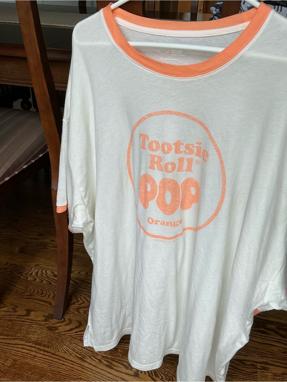 Aerie Sleep Tee Limited Holiday Edition Tootsie Roll Sz L - Picture 2 of 6